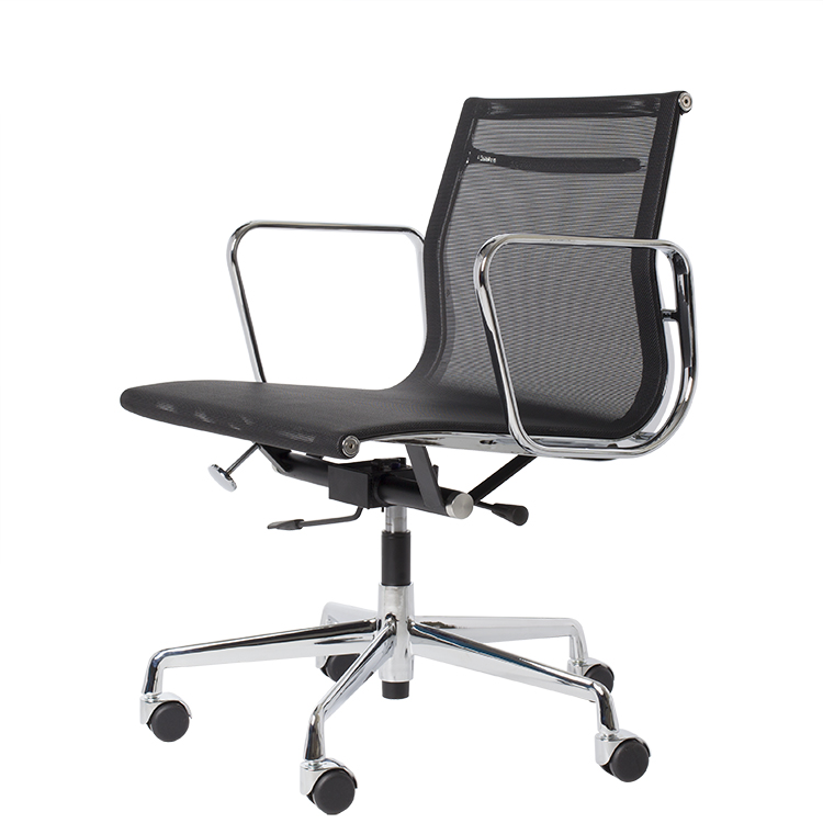 Charles Eames style, Chaise de bureau EA117 mesh netweave noir