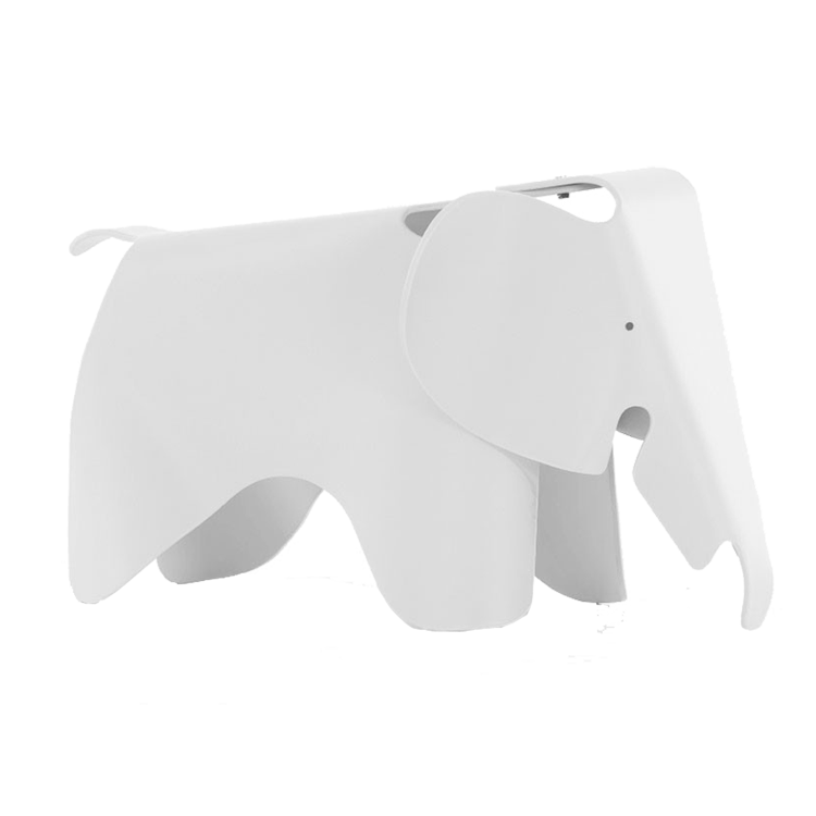 Charles Eames style, Chaise éléphant Elephant Enfants blanc