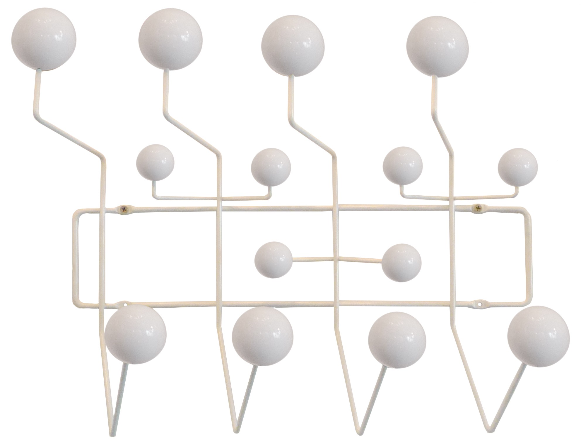 Charles Eames style, Cintre Accrocher tout blanc